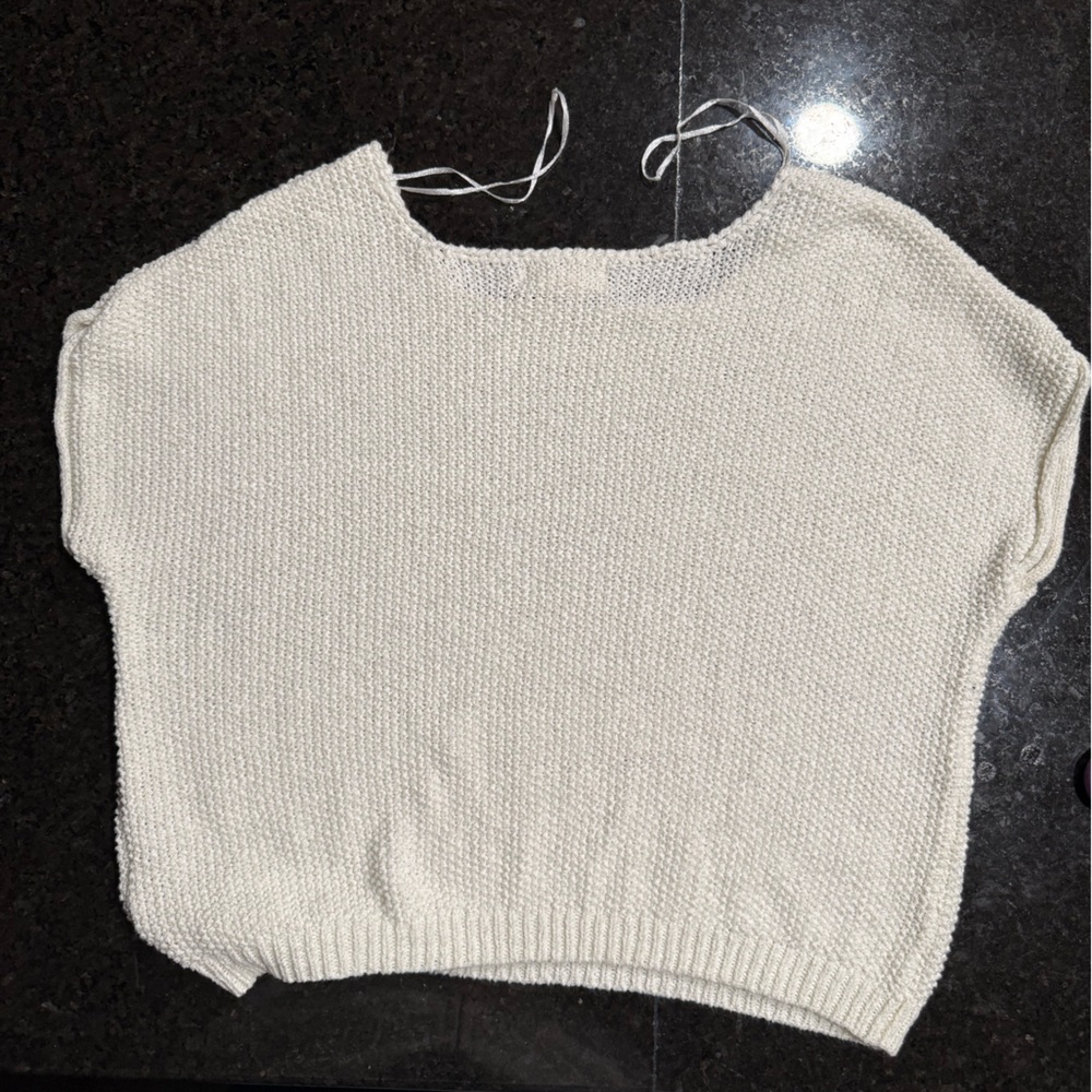 Jessica Simpson Cream Crew Neck Sweater NWOT - Picture 6 of 6
